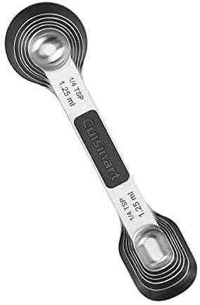 6-Piece Stainless Steel Magnetic Measuring Spoon Set