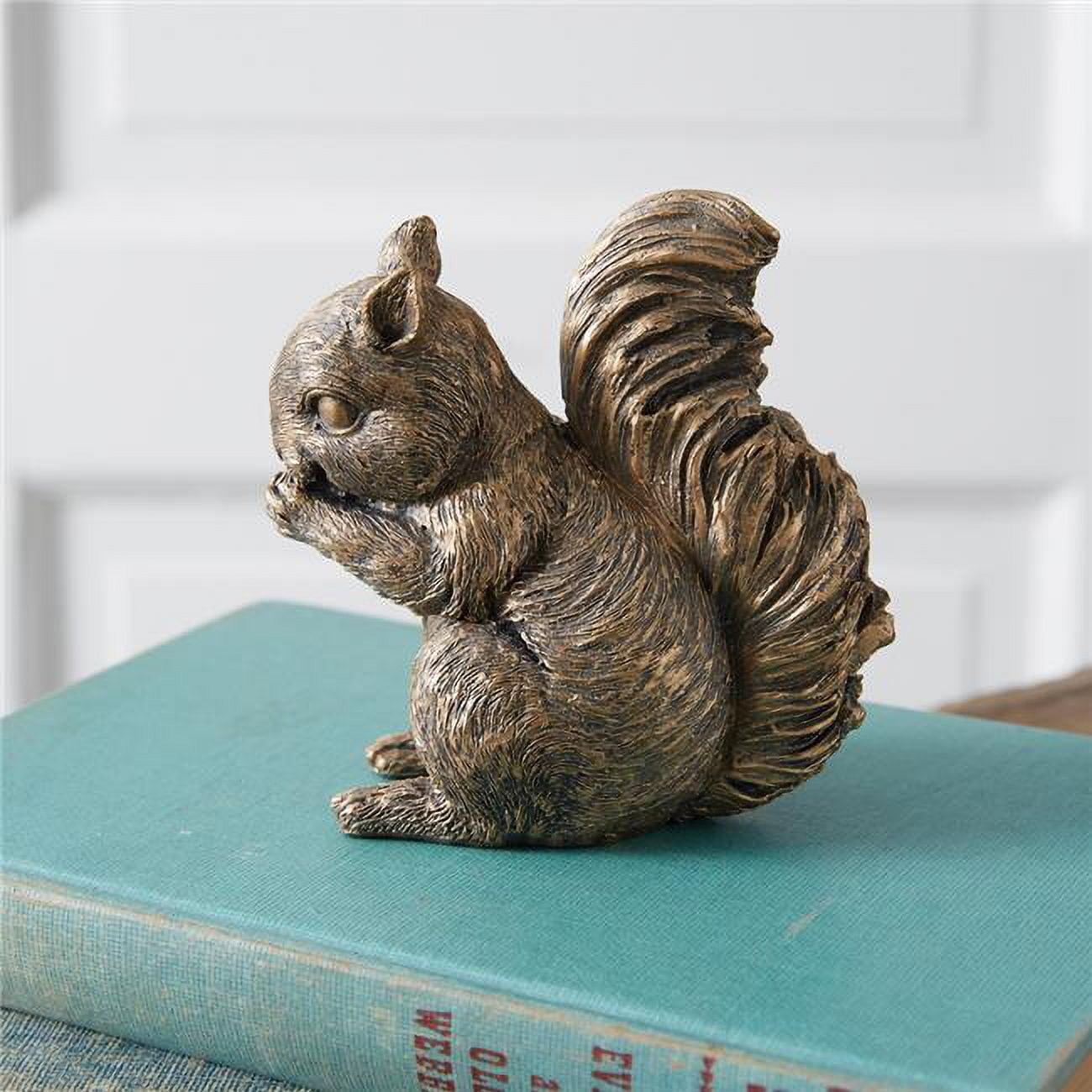 Resin Tabletop Squirrel Figurine Set of 4