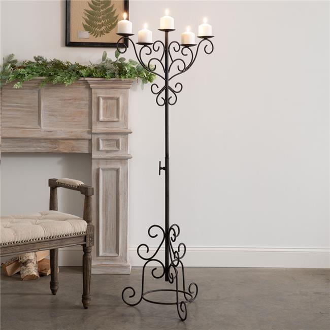 CTW Home Collection 370981 Vintage-Inspired Floor Candelabra