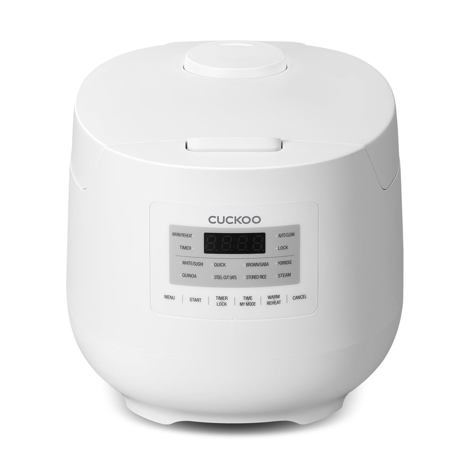 CUCKOO 6-Cup Uncooked / 12-Cup Cooked Micom Rice Cooker & Warmer w Non Stick Inner Pot, 11 Menu Modes inclu My Mode and Auto Clean CR-0641F