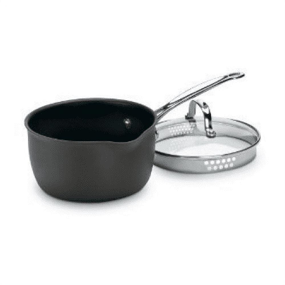 Hard Anodized Non-Stick 2-Quart Saucier with Pour Spout