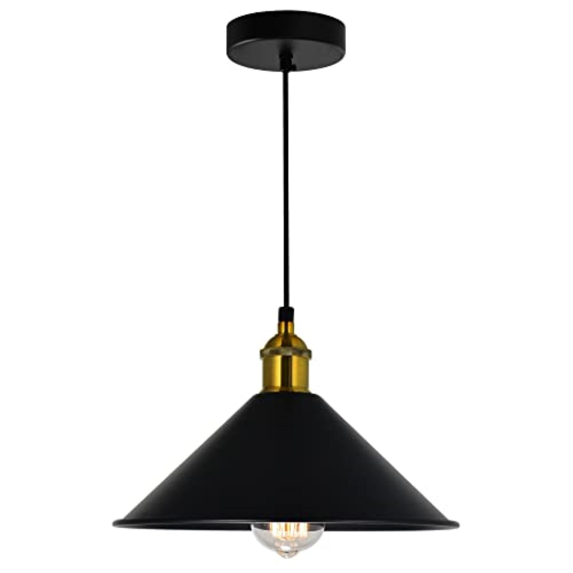 Brave Black Mini Pendant with Cone Shaped Shade