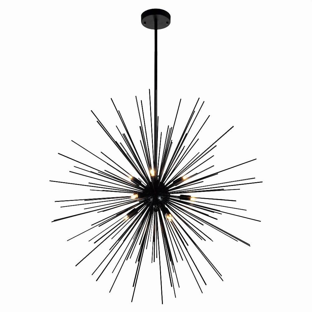 CWI Lighting,Savannah 9 Light Chandelier With Black Finish