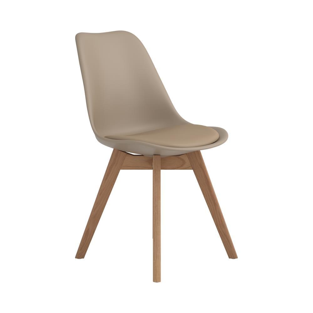 Shylo Upholstered Side Chair-Tan