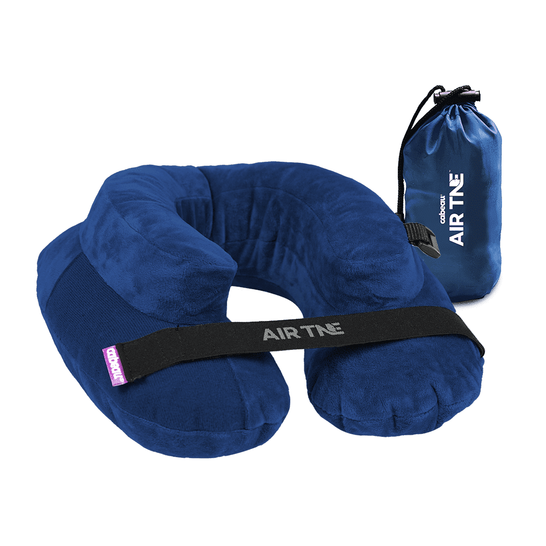 Cabeau AirTNE Inflatable Travel Neck Pillow, Lightweight, One Size, Royal Blue
