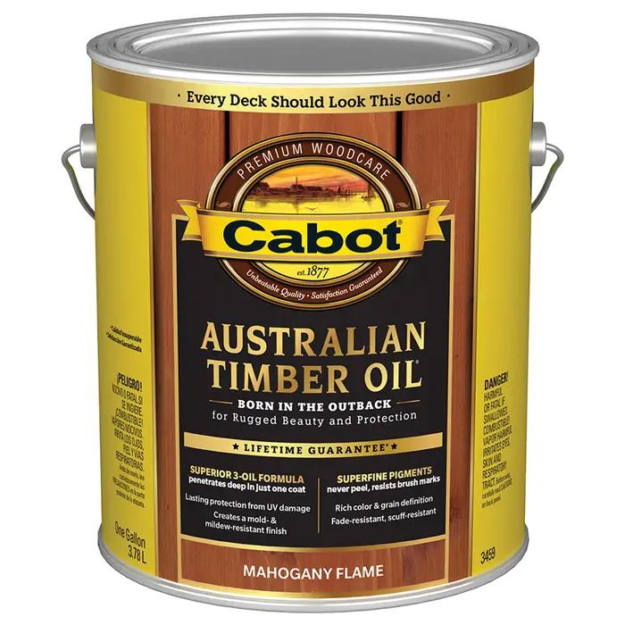 Cabot 1 Gallon Mahogany Flame Oil-Based Timber Protector