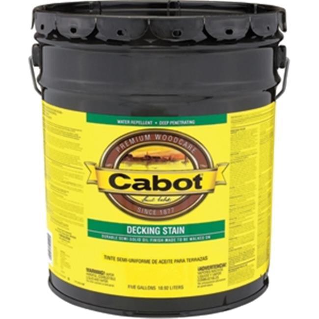Cabot Neutral Base Oil-Based Semi-Solid Deck & Siding Stain, 5 gal