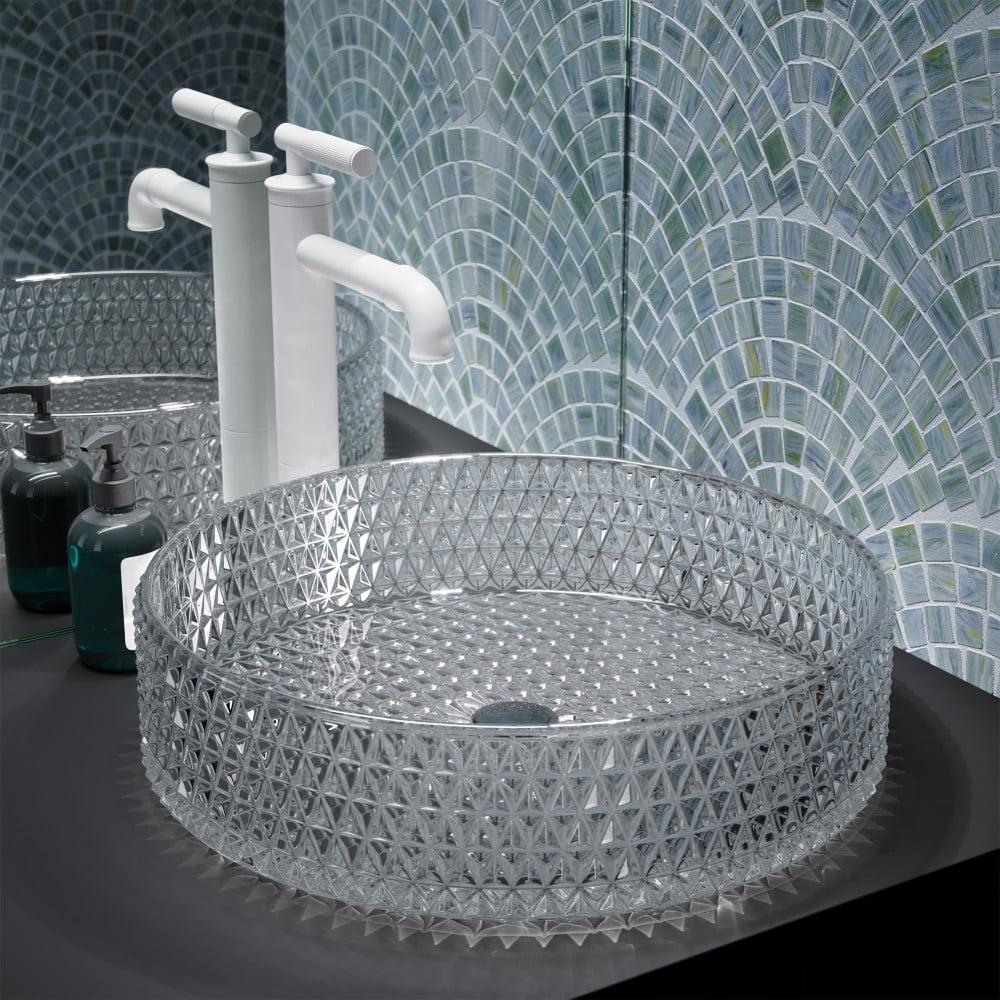 Caché 15.75" Round Glass Vessel Sink