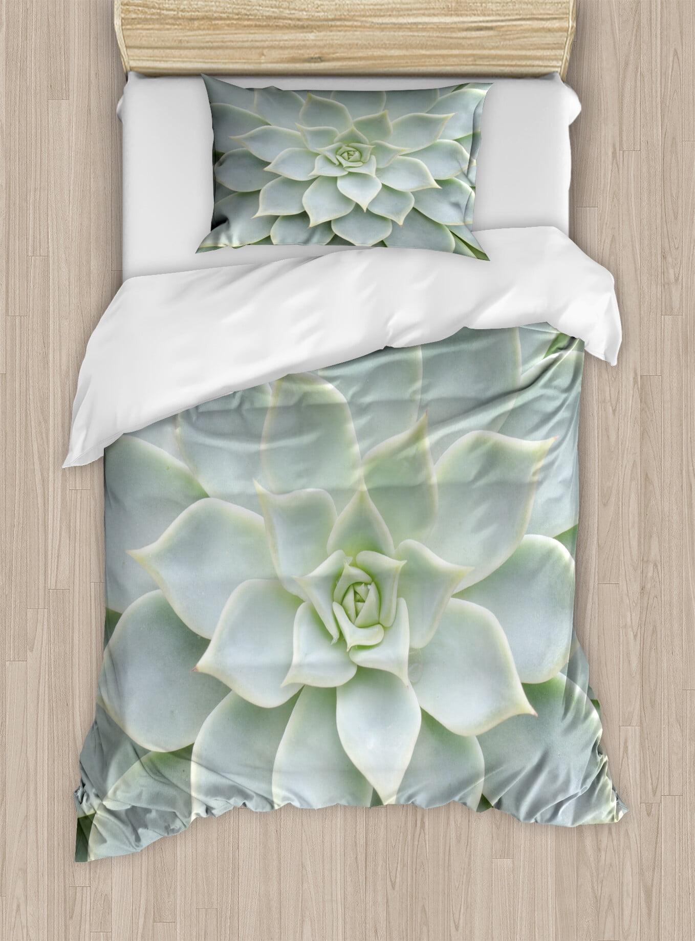 Ambesonne Cactus Traditional Duvet Cover Set