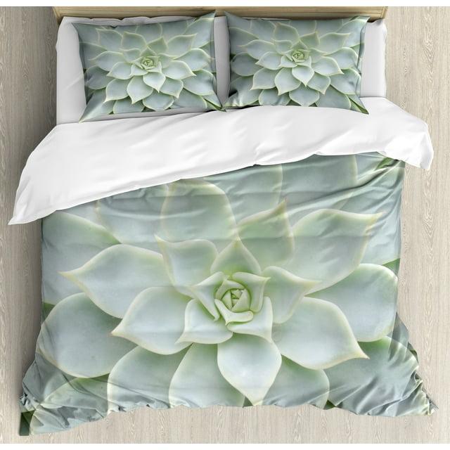Ambesonne Cactus Traditional Duvet Cover Set