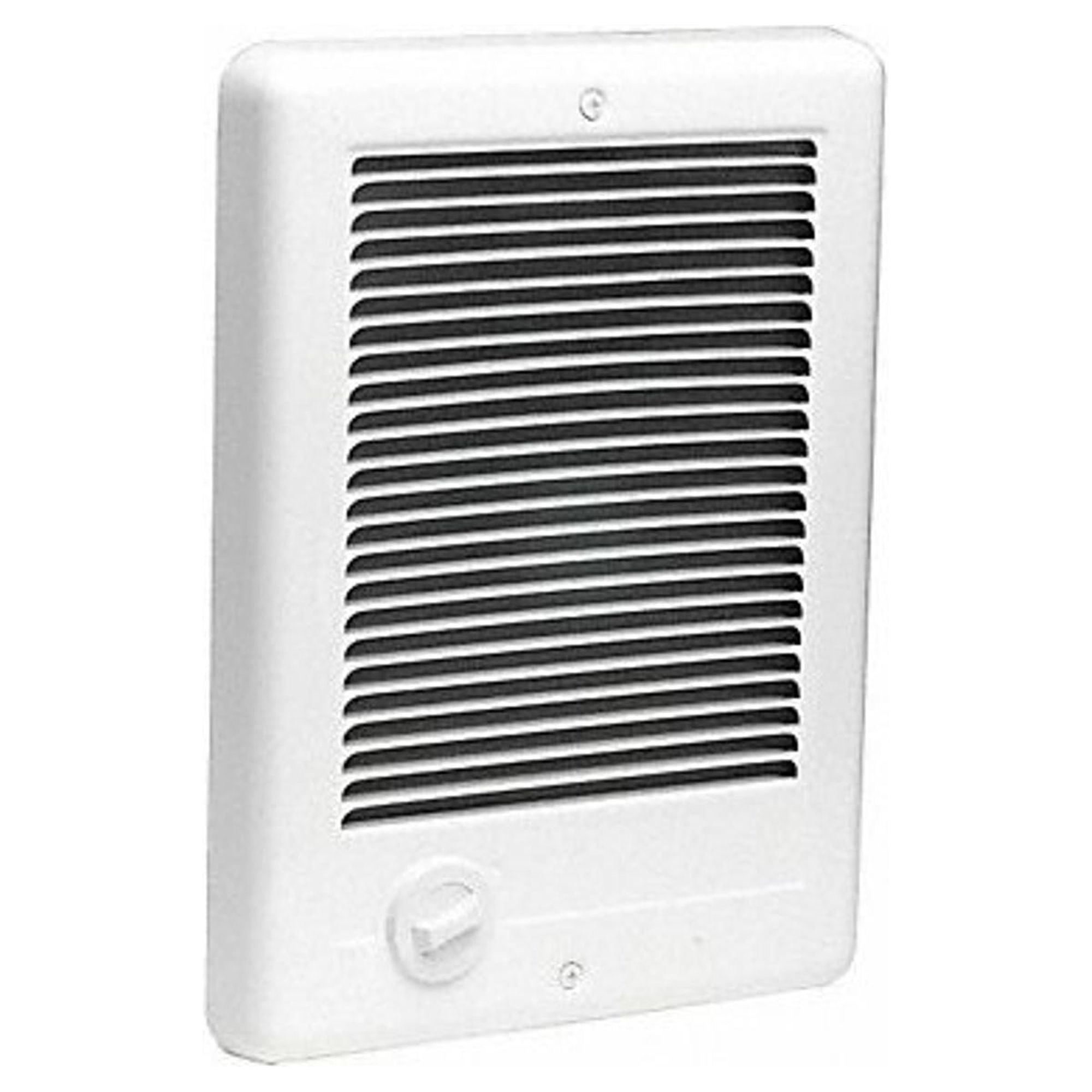 White 1000W Electric Wall Heater with Thermostat and Auto Shut-off