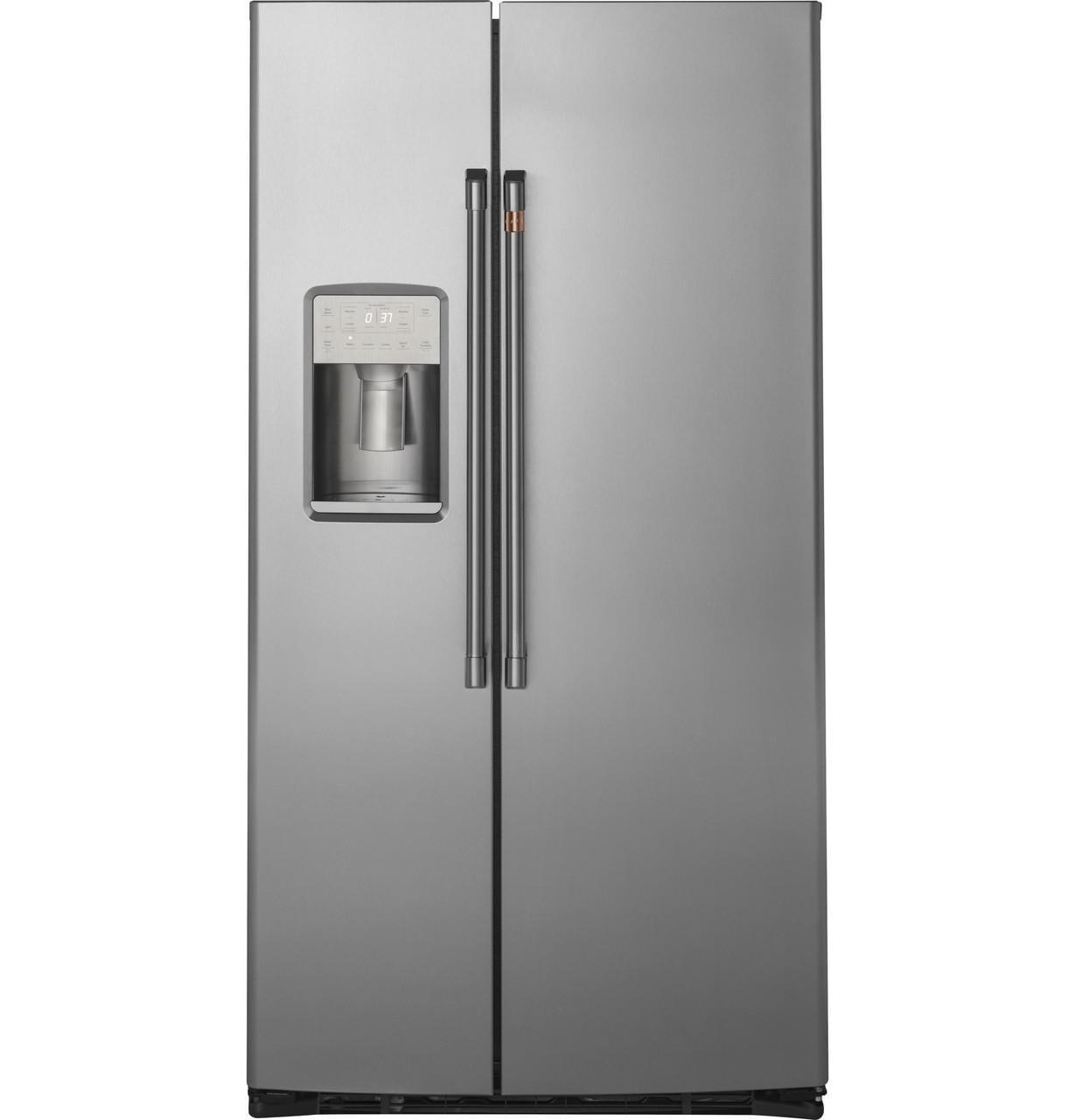 36'' Stainless Steel Side-by-Side Refrigerator with Ice Maker