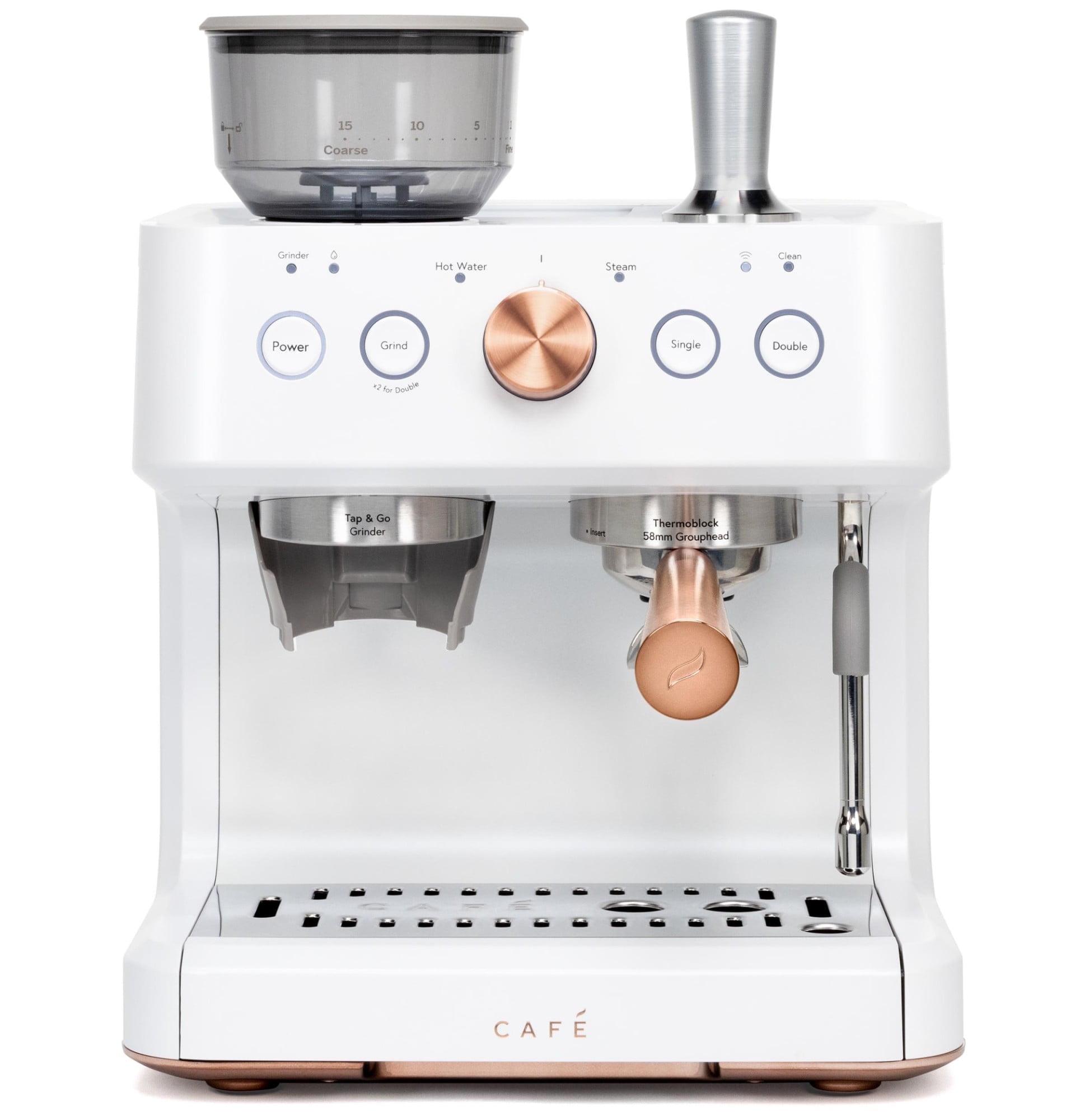 Café ™ Matte White Bellissimo Semi-Automatic Espresso Machine