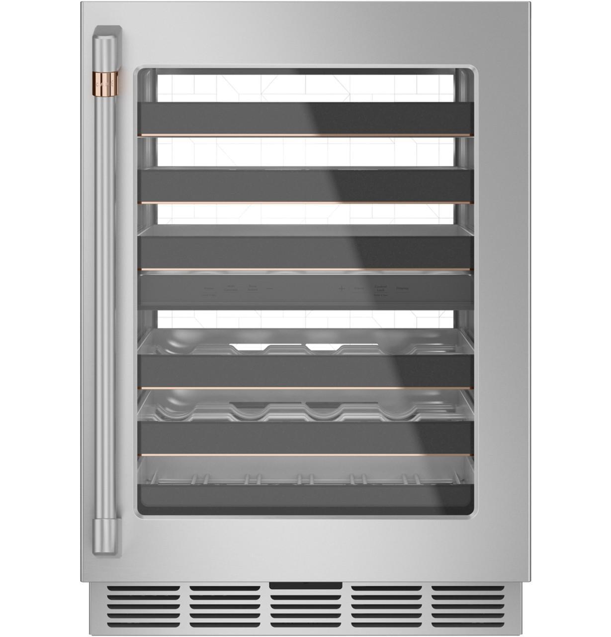 Smart Appliances 46 Bottle Dual Zone Convertible Wine and Beverage Refrigerator with WiFi