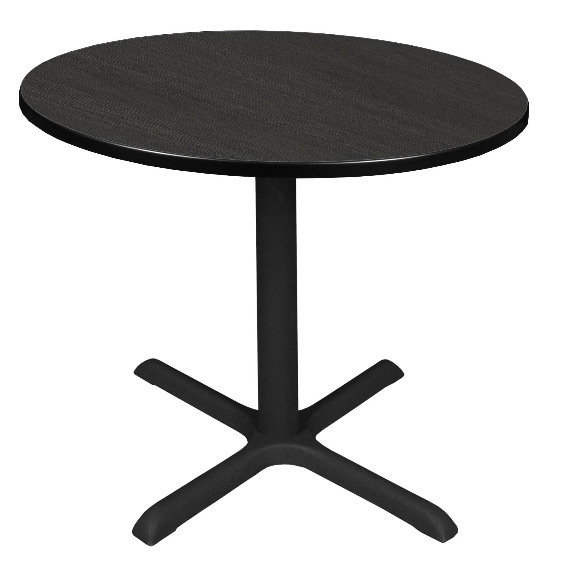 Cain 36" Round Breakroom Table- Ash Grey