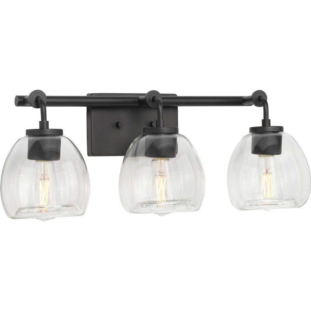 Graphite Industrial 3-Light Bath Vanity Fixture