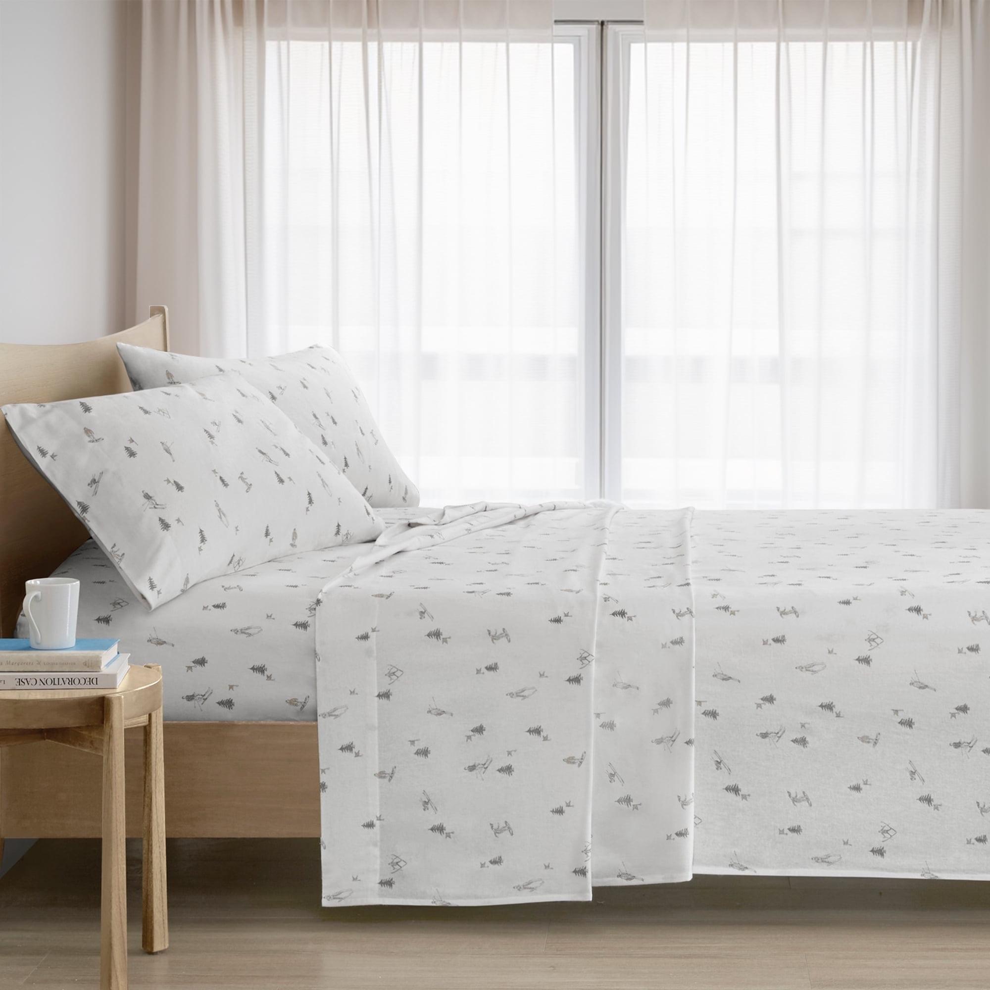 Madison Park Cozy Flannel 100% Cotton Sheet Set