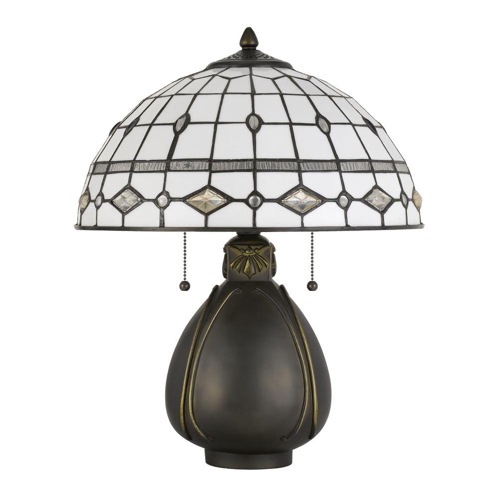 Cal Lighting 60W X 2 Tiffany Table Lamp