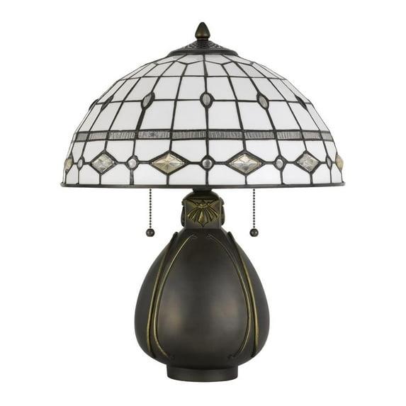 Cal Lighting 60W X 2 Tiffany Table Lamp