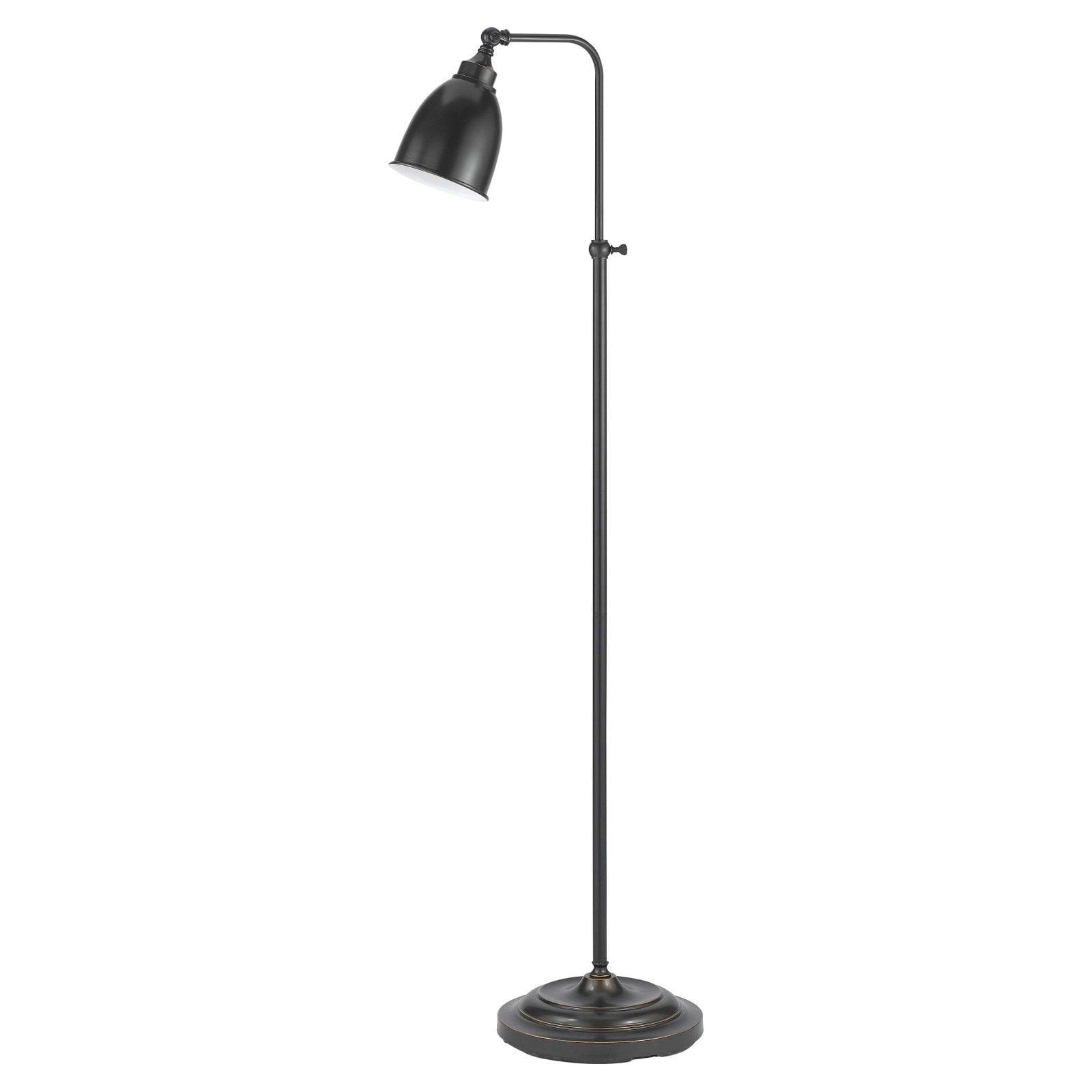 Adjustable Dark Bronze Pharmacy Floor Lamp with 3-Way Switch