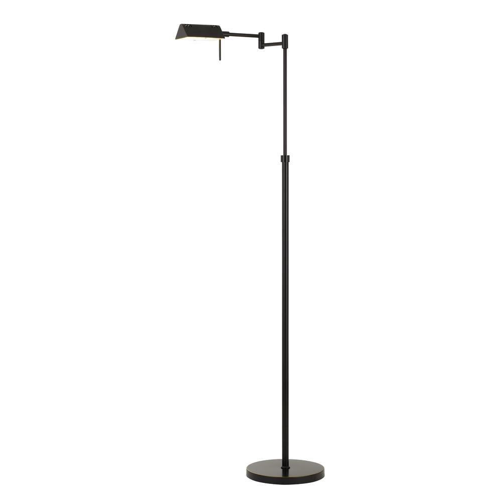 Clemson 61" Bronze Adjustable Pharmacy Floor Lamp