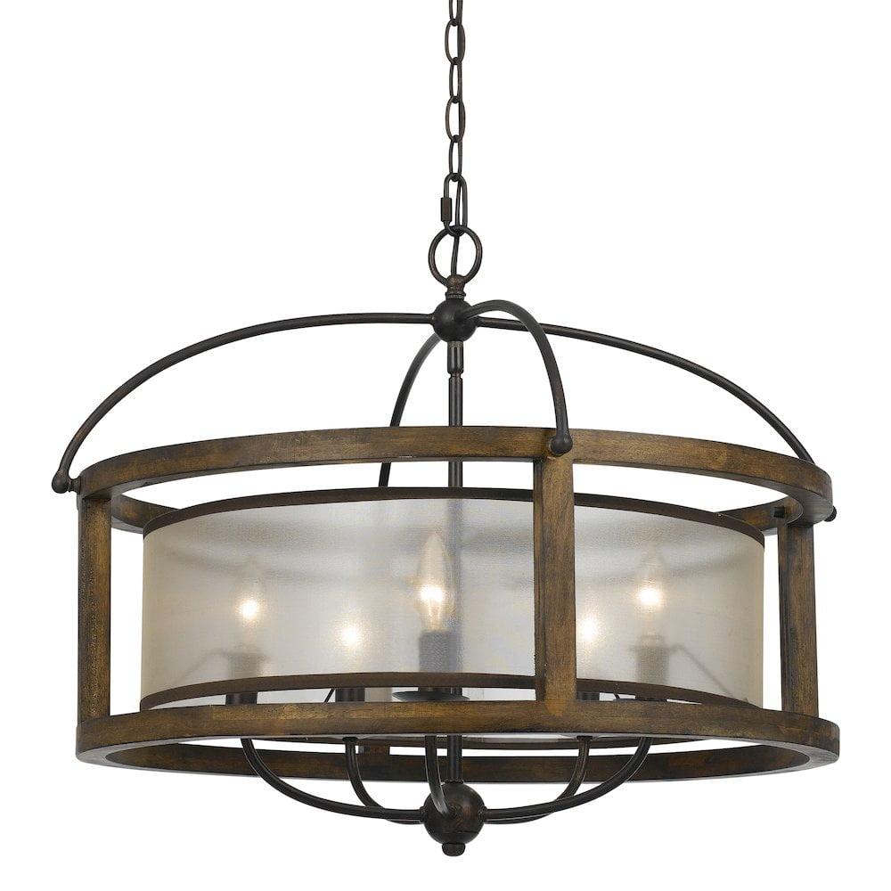 Cal Lighting, 60W X 5 Round Chandelier