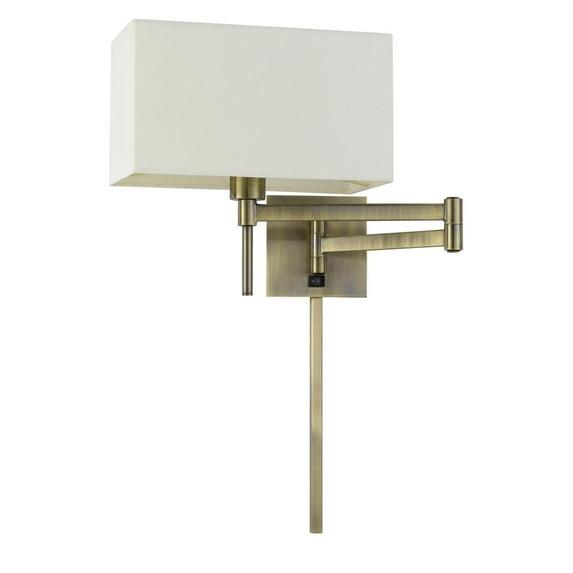 Cal Lighting Robson Wall Swing Arm Reading Lamp