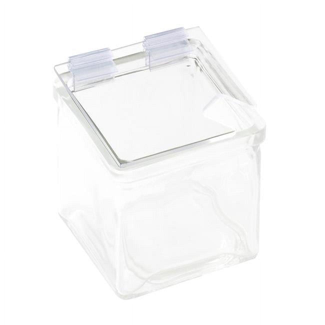Cal-Mil Hinged Plastic Lid with Notch