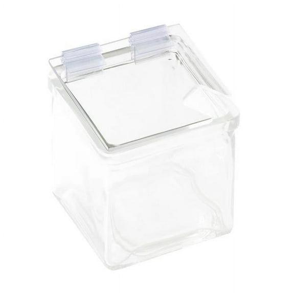 Cal-Mil Hinged Plastic Lid with Notch