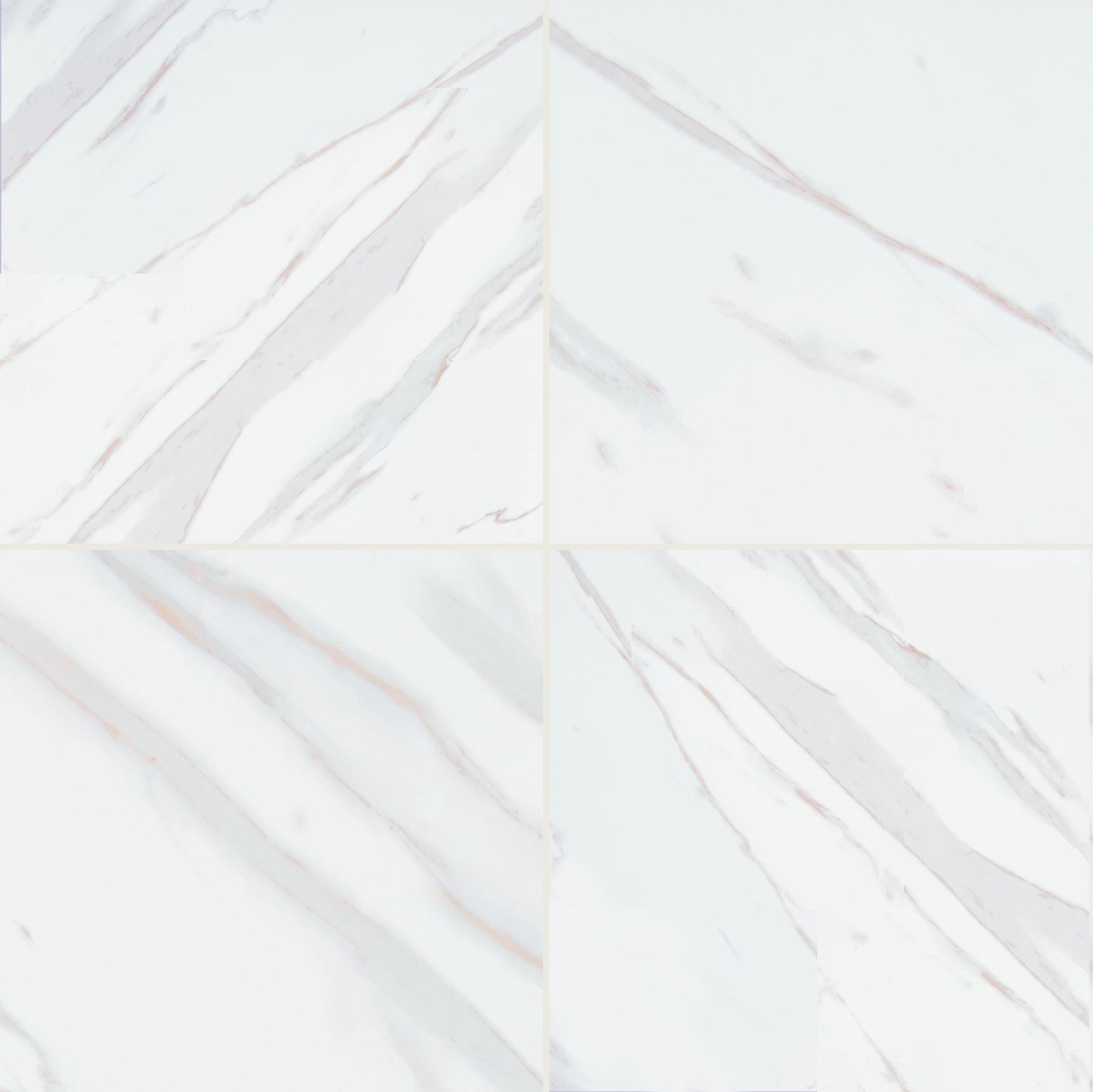 Calacatta White 24" x 24" Porcelain Field Tile