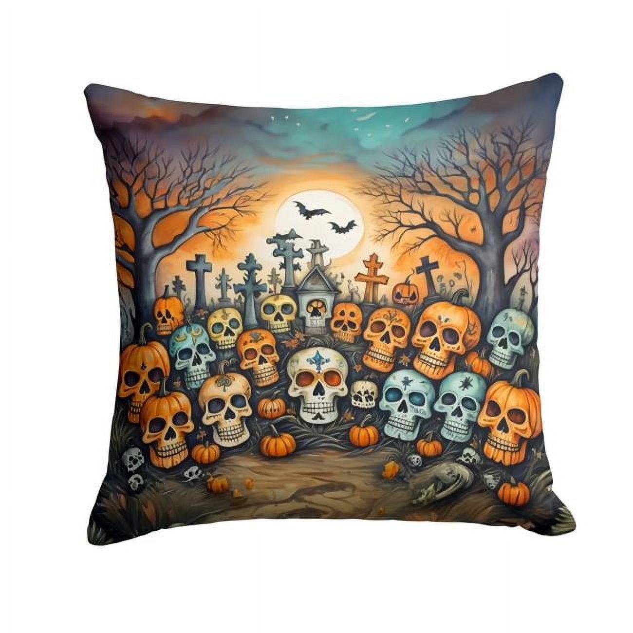 Caroline's Treasures More Spooky Halloween Other/No Pattern Indoor/Outdoor Throw Pillow