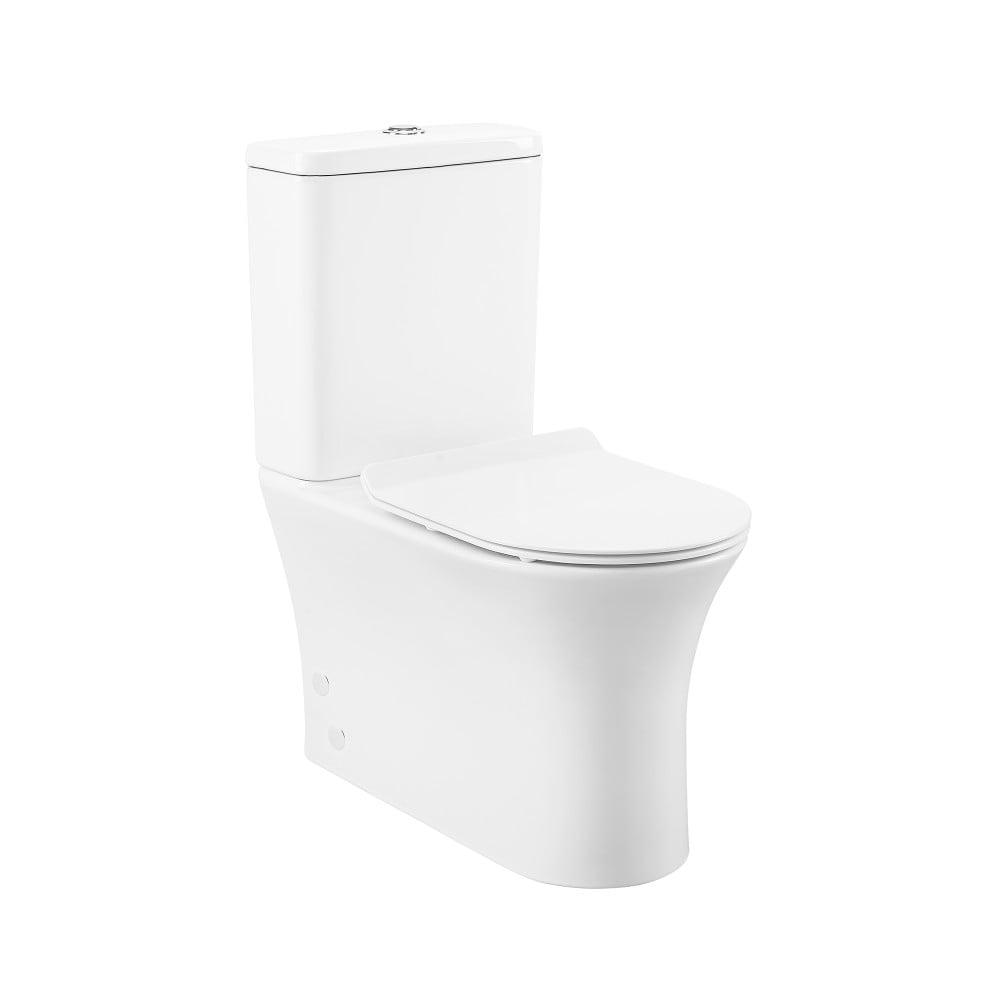 Calice Two-Piece Elongated Rear Outlet Toilet Dual-Flush 0.8/1.28 gpf