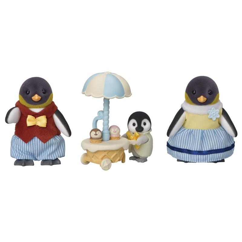 Calico Critters Waddle Penguin Family, Set of 3 Collectible Doll Figures
