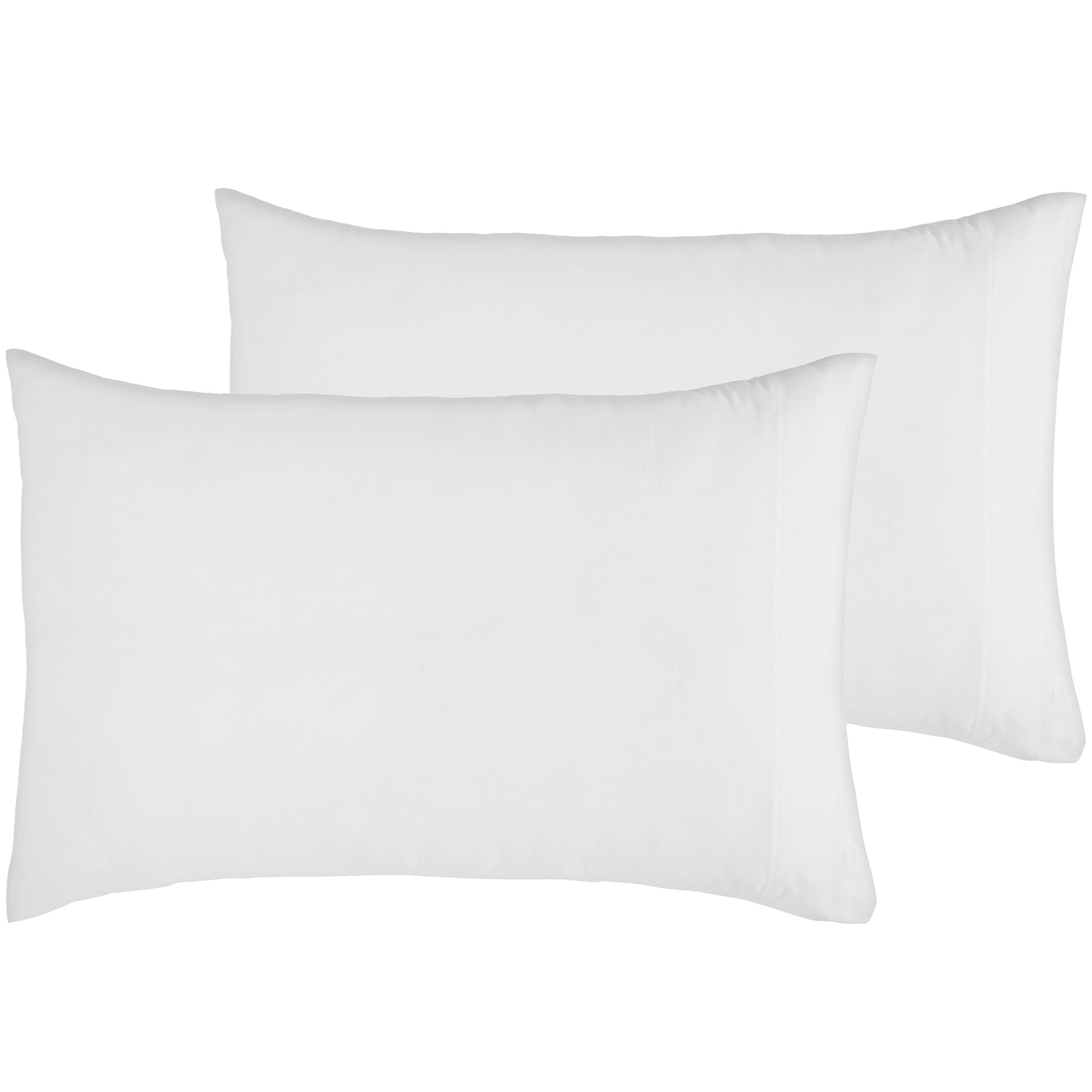 Organic White Cotton Standard/Queen Hypoallergenic Pillowcase Set