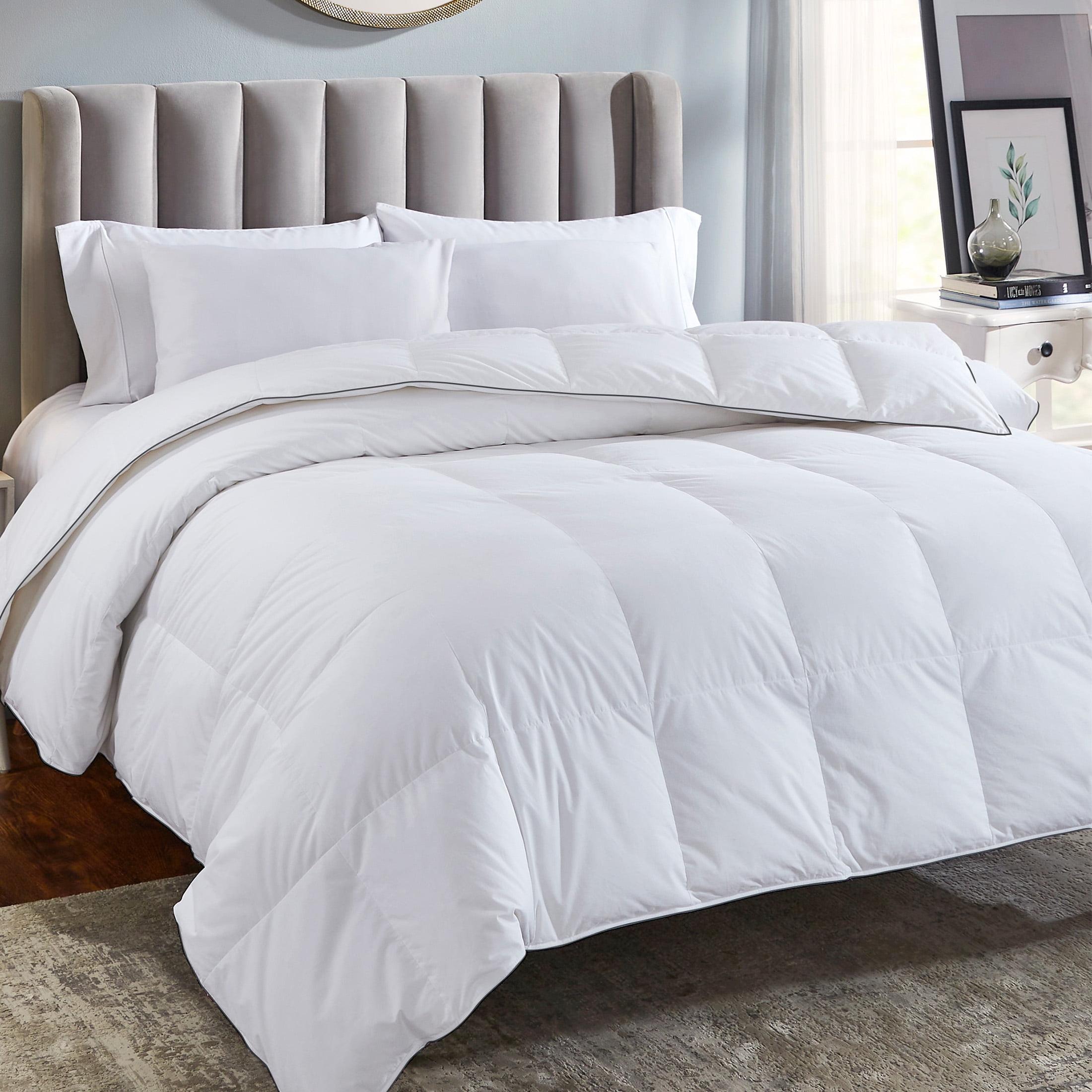 White Organic Full All-Season Down Alternative Duvet