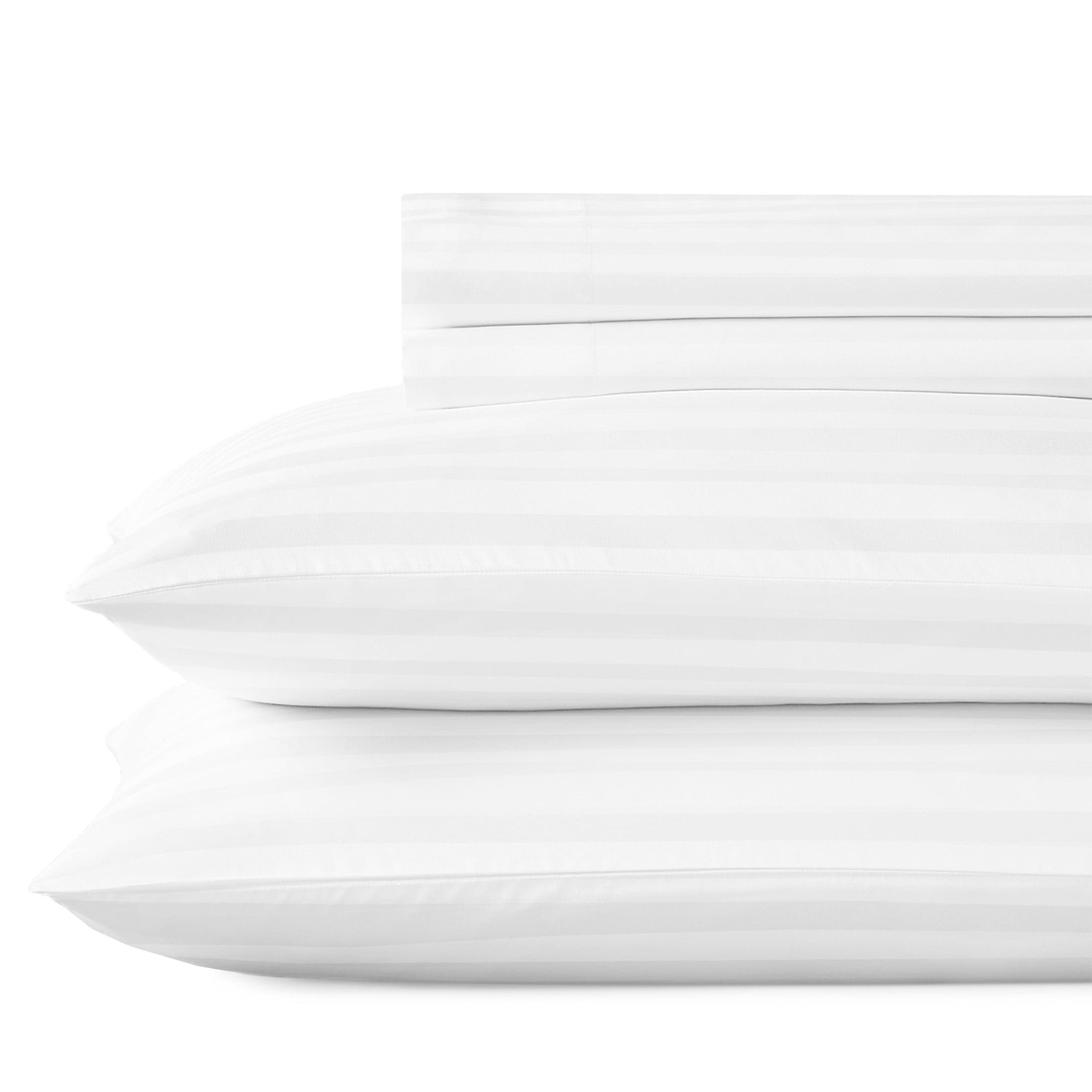 Luxury 500 Thread Count Bed Sheets Set - 100% Cotton Sateen Sheets Set, Soft, Cool & Breathable, Deep Pocket by California Design Den