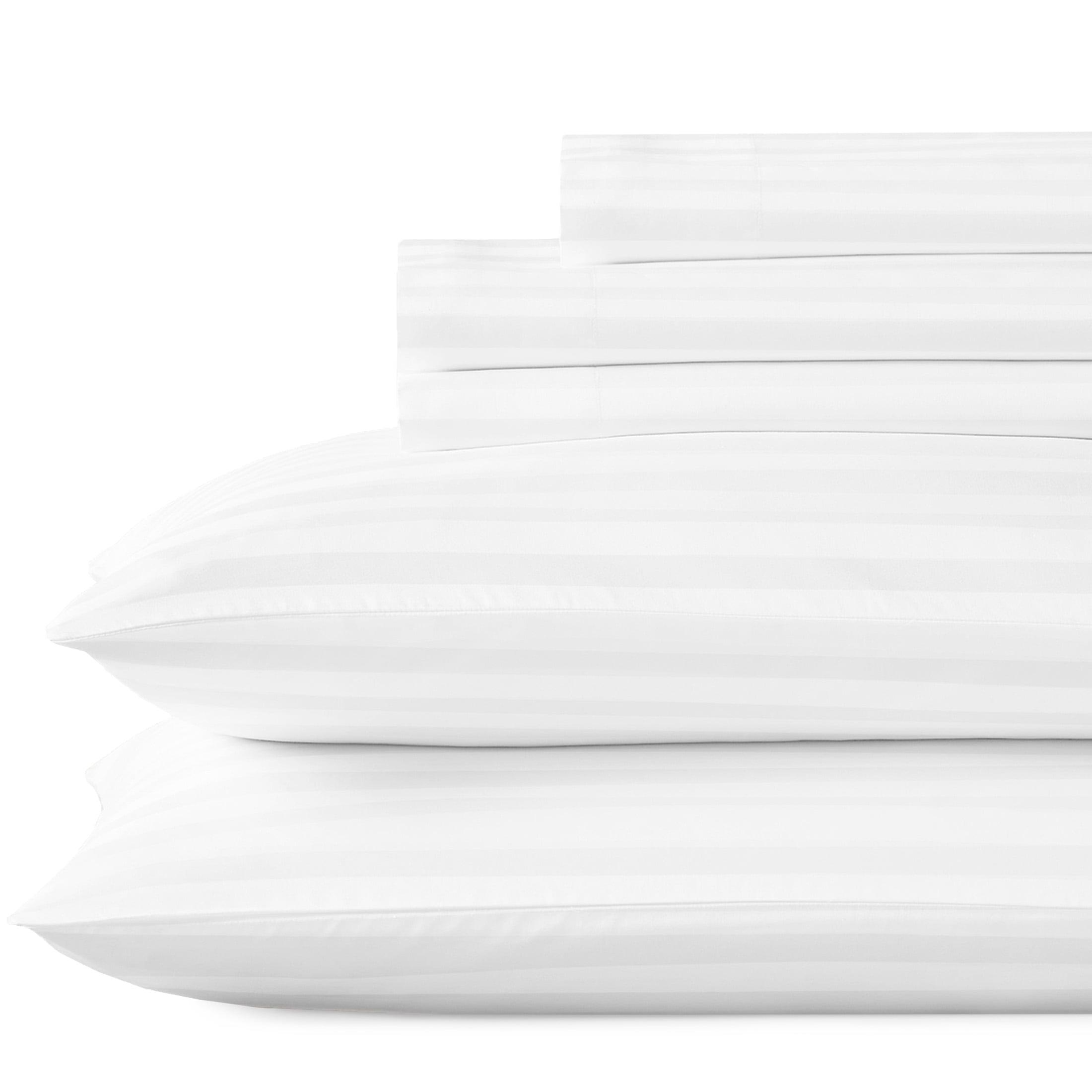 Luxury 500 Thread Count Bed Sheets Set - 100% Cotton Sateen Sheets Set, Soft, Cool & Breathable, Deep Pocket by California Design Den