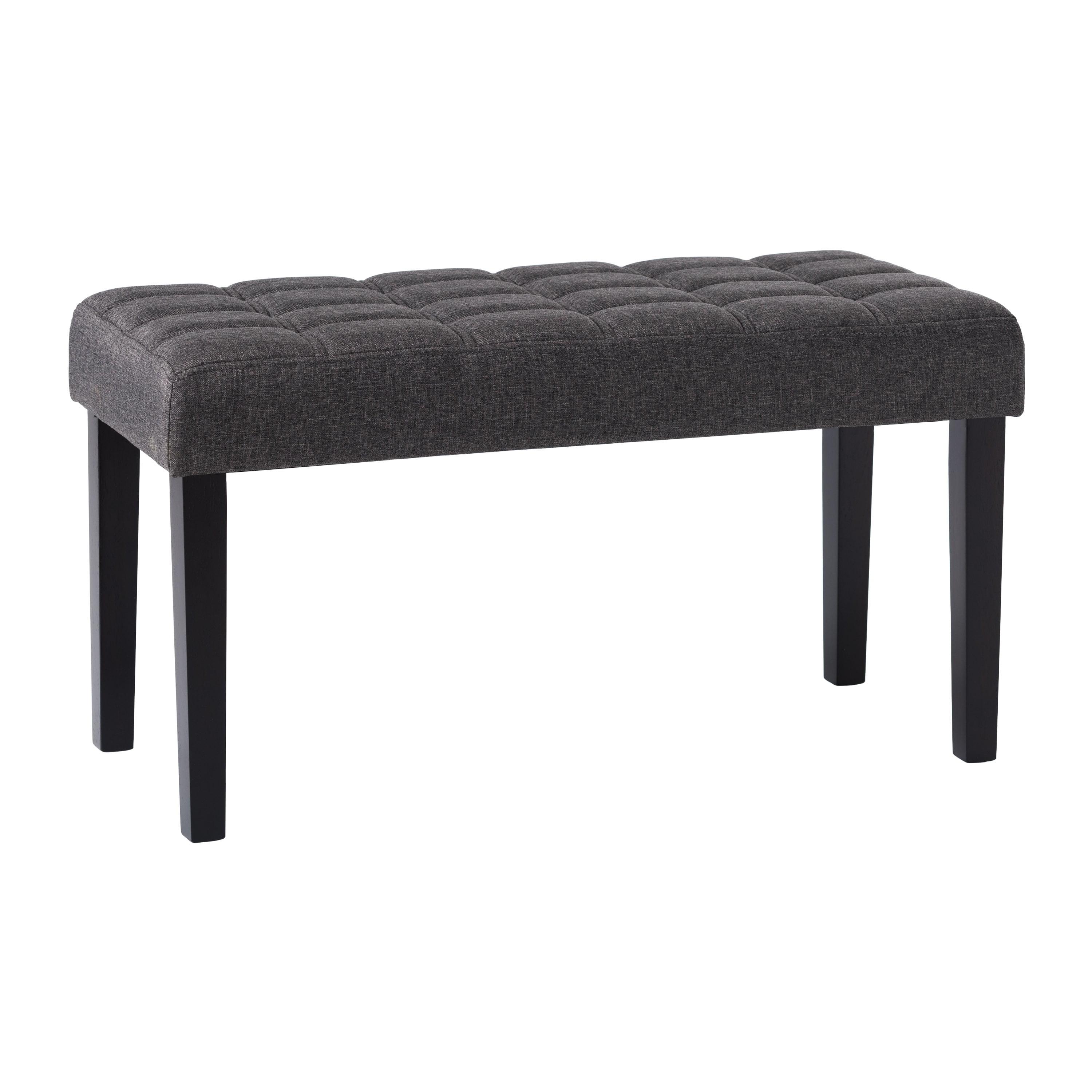 California Fabric Tufted Bench - CorLiving