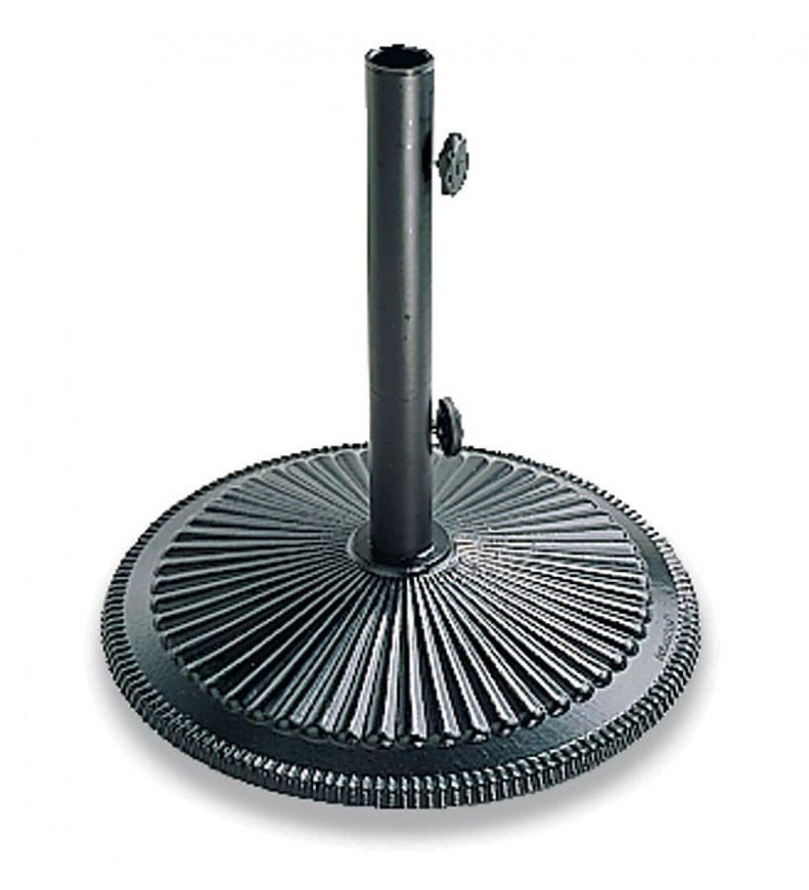 Black Cast Iron 50 lb Umbrella Base Stand