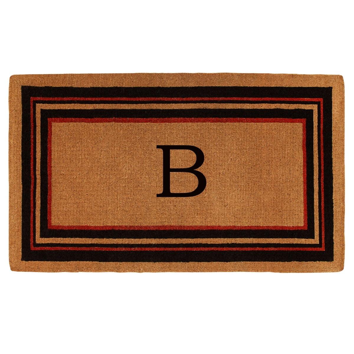 Calloway Mills Calloway Mills Esquire Monogram Outdoor Doormat, Extra-thick 2' x 3' (Letter B)