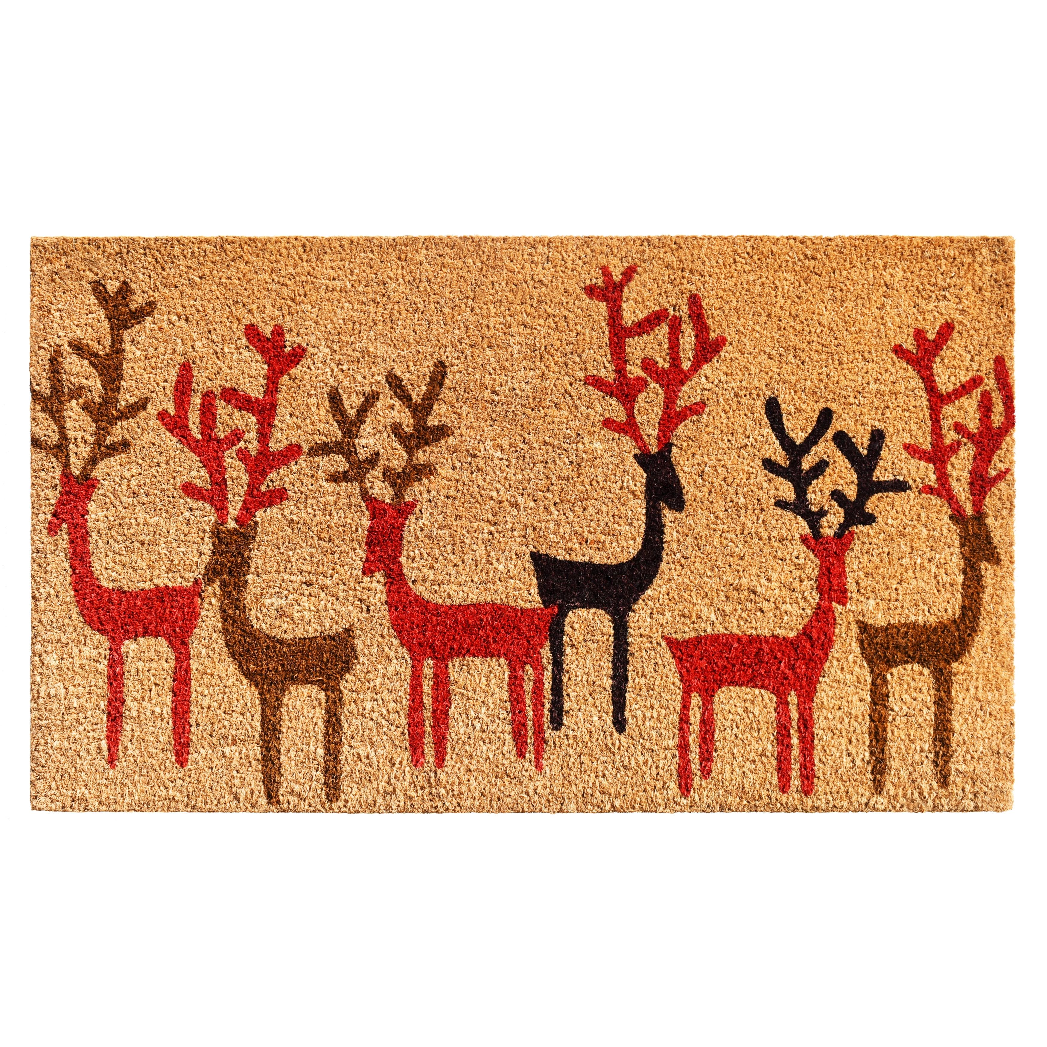 Calloway Mills Christmas Deer Doormat 17 x 29