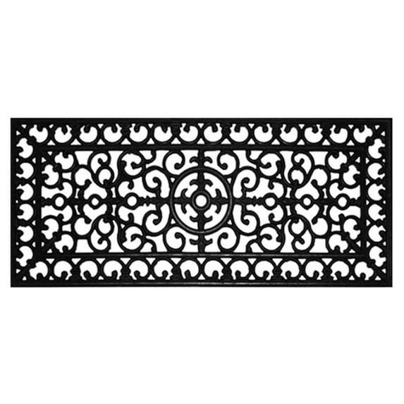 Calloway Mills Fleur De Lis Outdoor Rubber Doormat, 18" x 30"