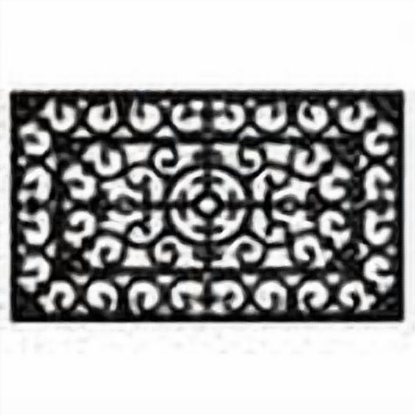 Calloway Mills Fleur De Lis Outdoor Rubber Doormat, 18" x 30"
