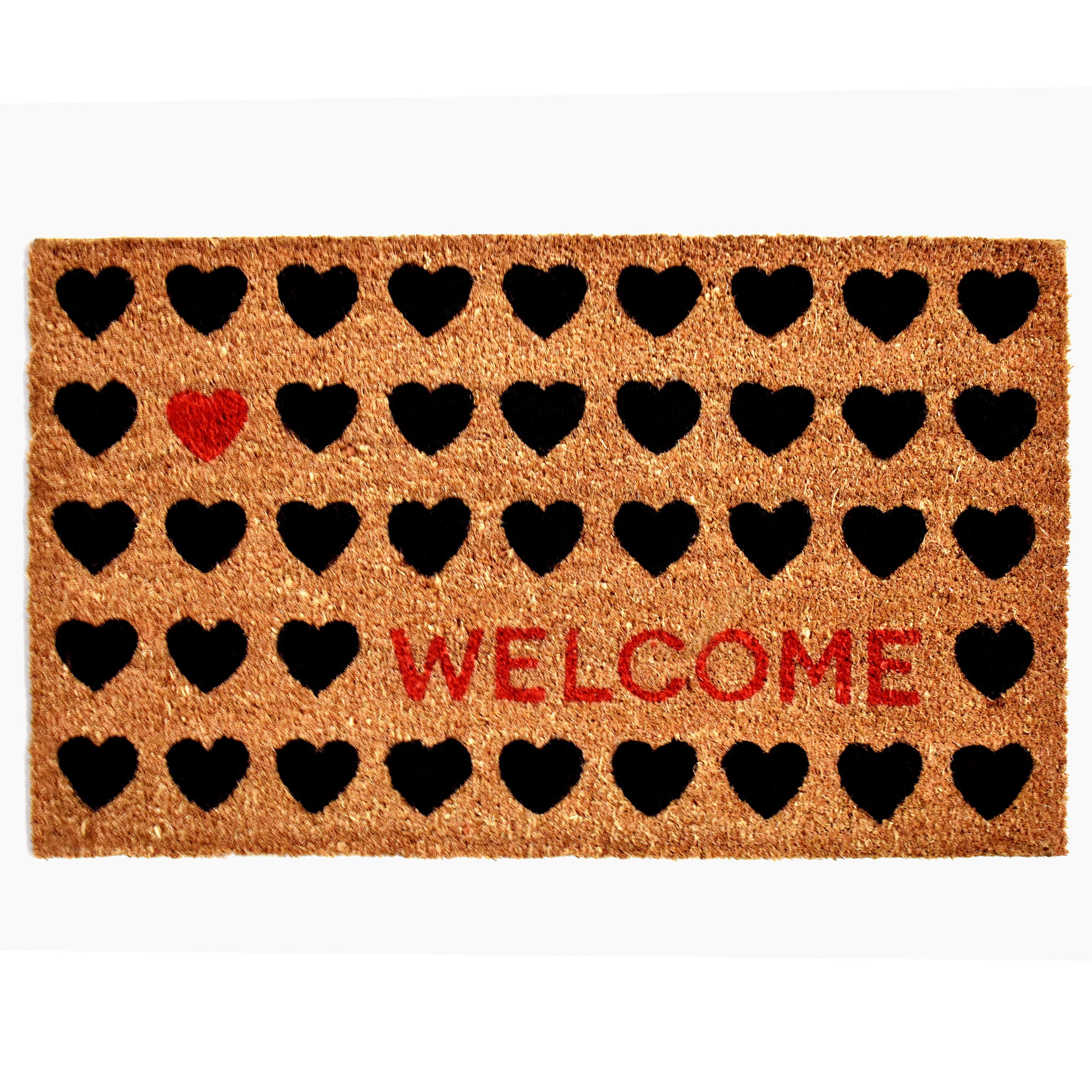 Eco-Friendly Coir Rectangular Welcome Outdoor Doormat