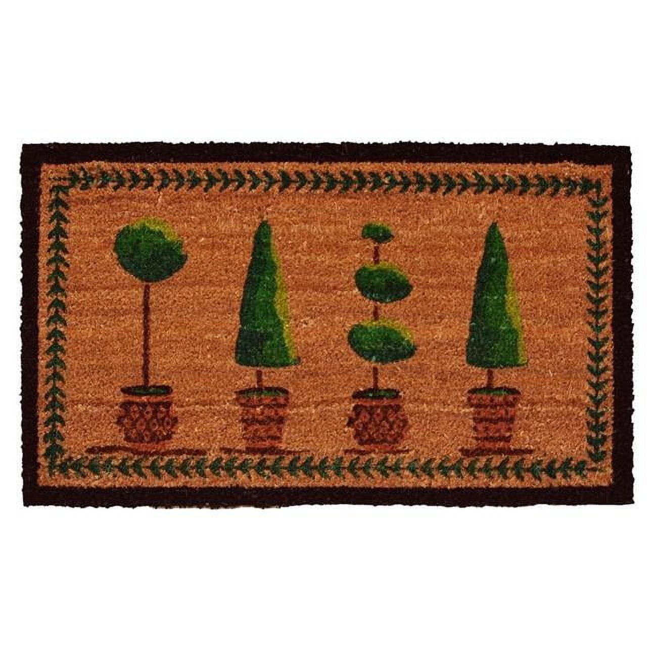 Calloway Mills Topiary Doormat, 24" x 36"