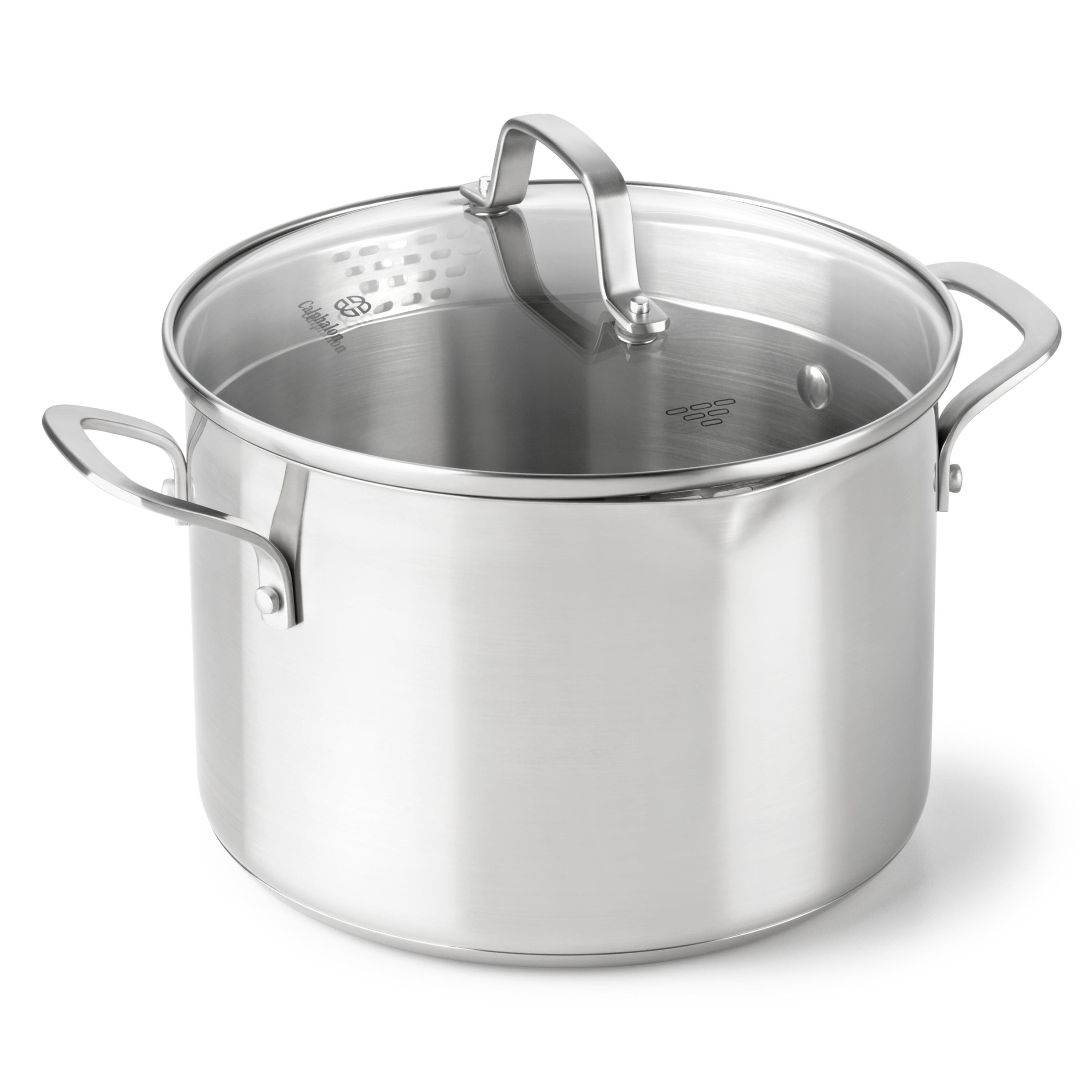 Calphalon Classic Stainless Steel Cookware, Stock Pot, 6-quart