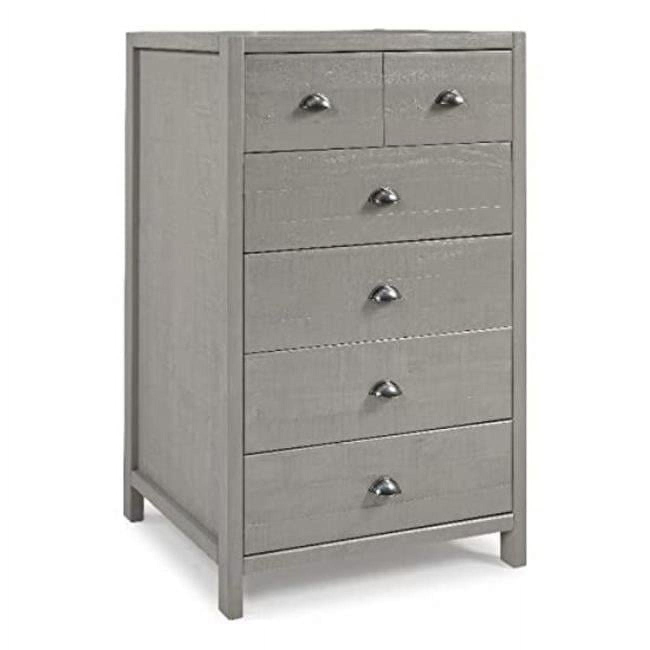 Camaflexi Hampton 33"W Five Drawer Wood Chest in Dritfwood Finish