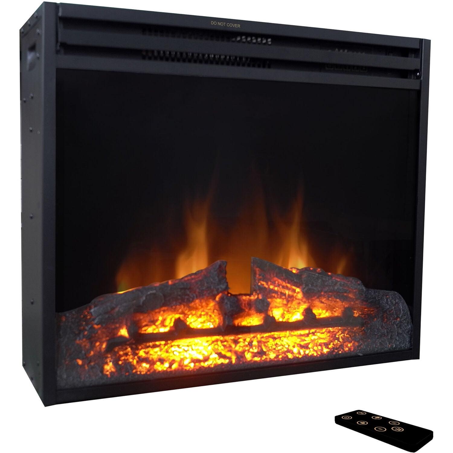 Cambridge 5118 BTU Freestanding Electric Fireplace Heater Insert for Vacant Chimney Fireplace