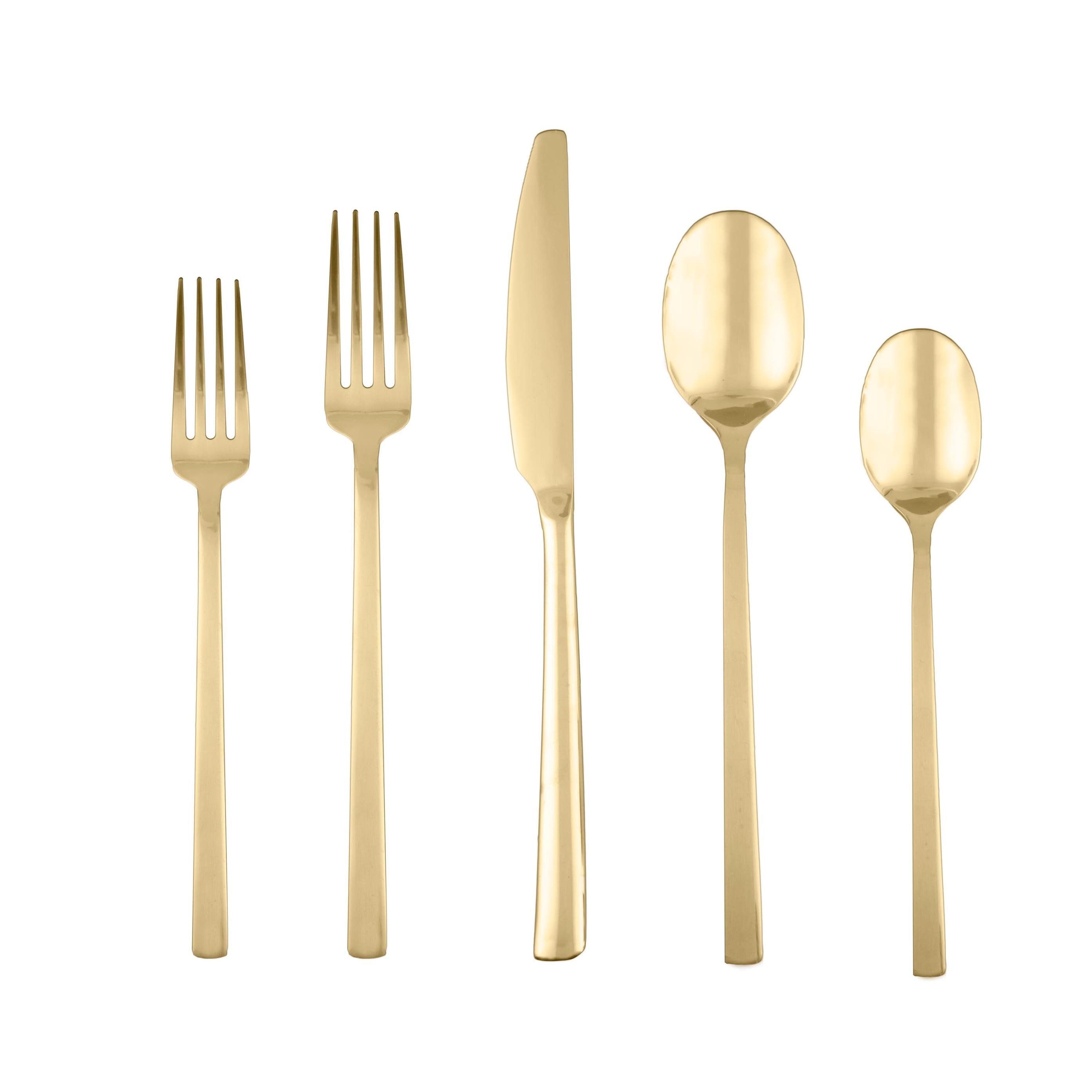 Cambridge Silversmiths Cambridge Beacon Satin 20-Piece Flatware Set, Service for 4