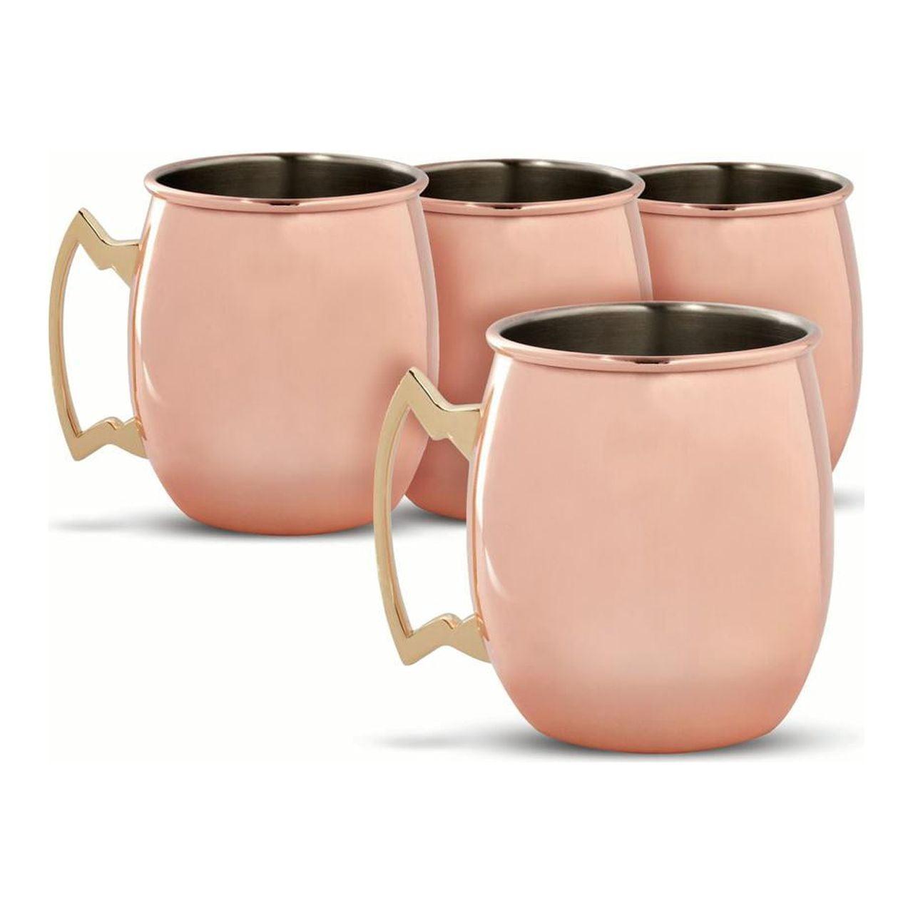 Cambridge Silversmiths 20 oz. Stainless Steel Moscow Mule Mug (Set of 4)